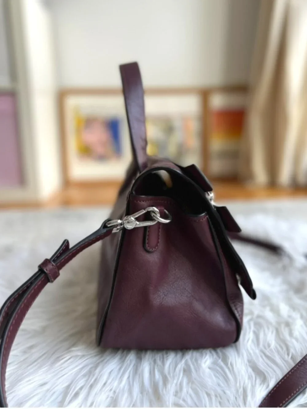 Marc Jacobs Leather Satchel Shoulder Bag